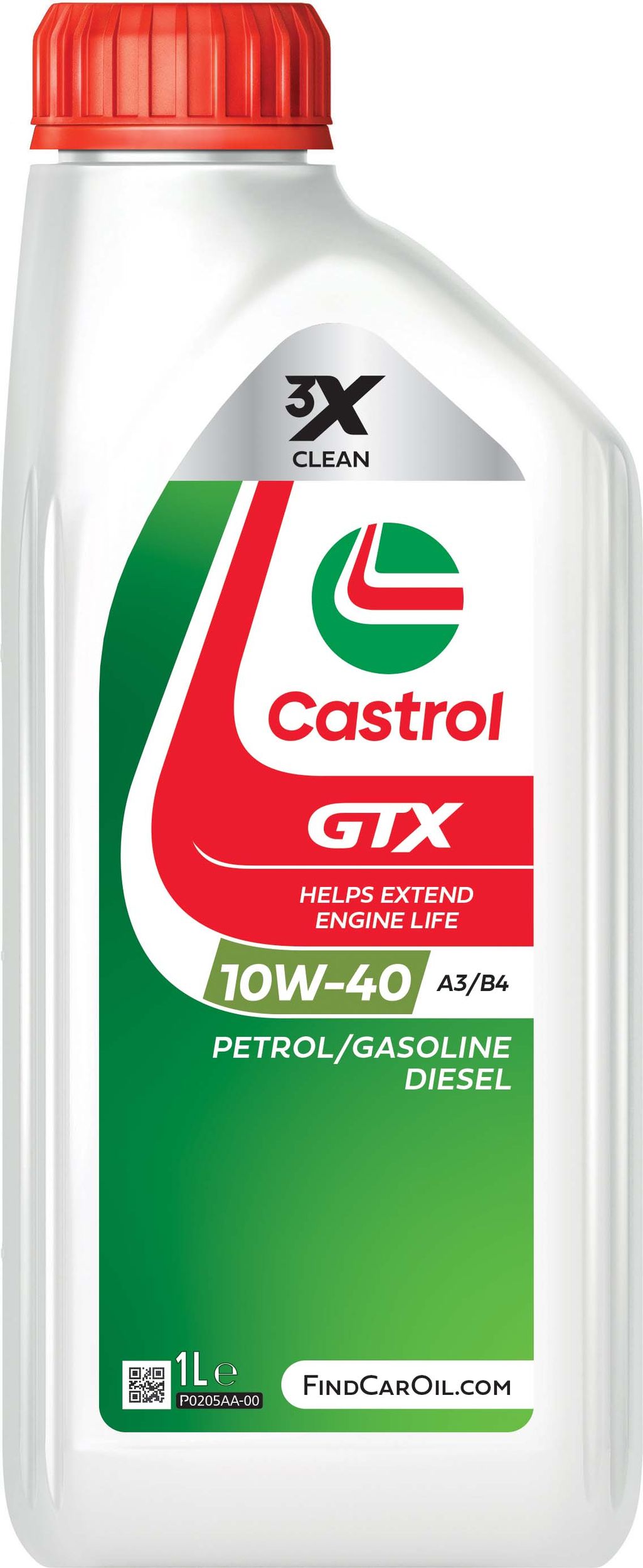 Ulei de motor semisintetic Castrol GTX ULTRACLEAN 10W-40 A/B - 1 Litru